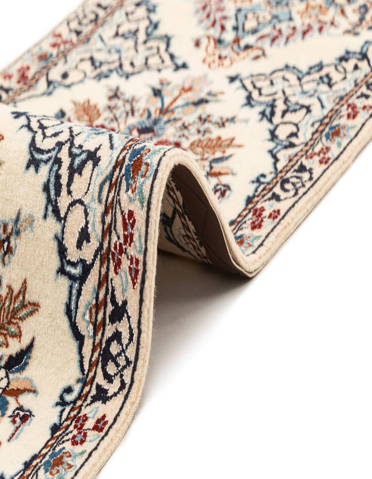 Detail image of  1' 7 x 6' 6  Hand Knotted Nain Rug