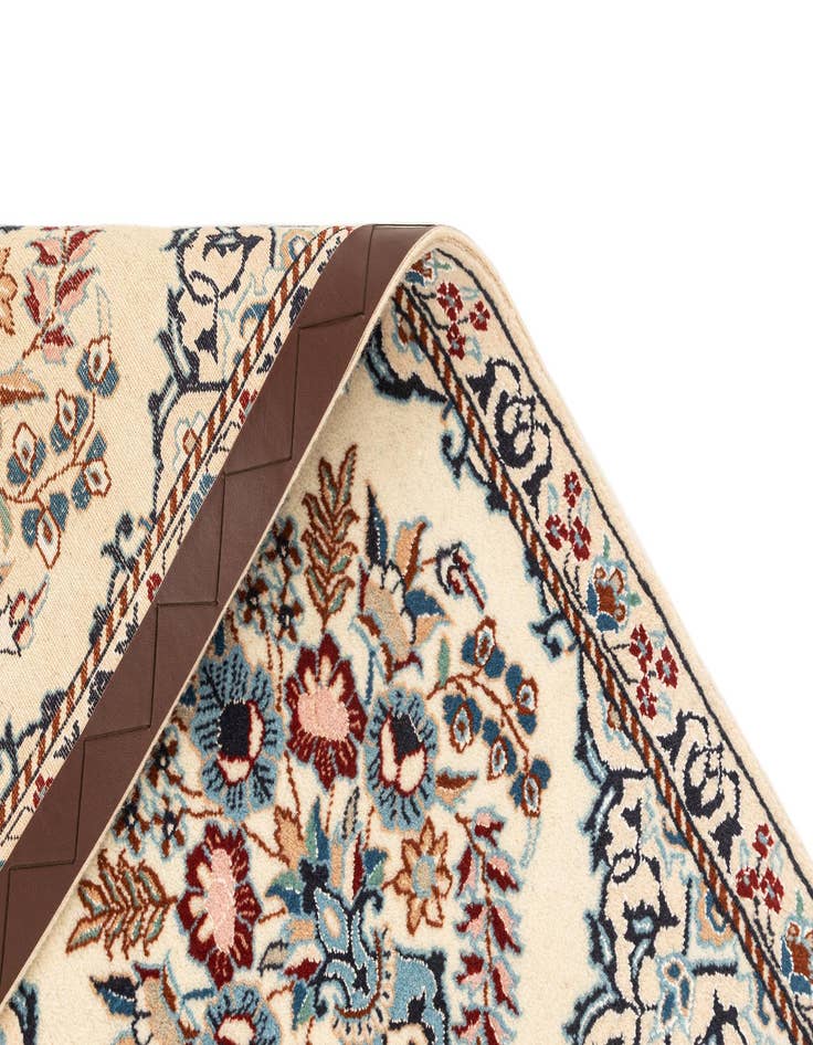 Detail image of  1' 7 x 6' 6  Hand Knotted Nain Rug