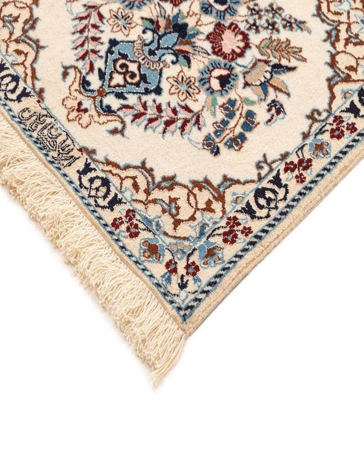 Detail image of  1' 7 x 6' 7  Hand Knotted Nain Rug