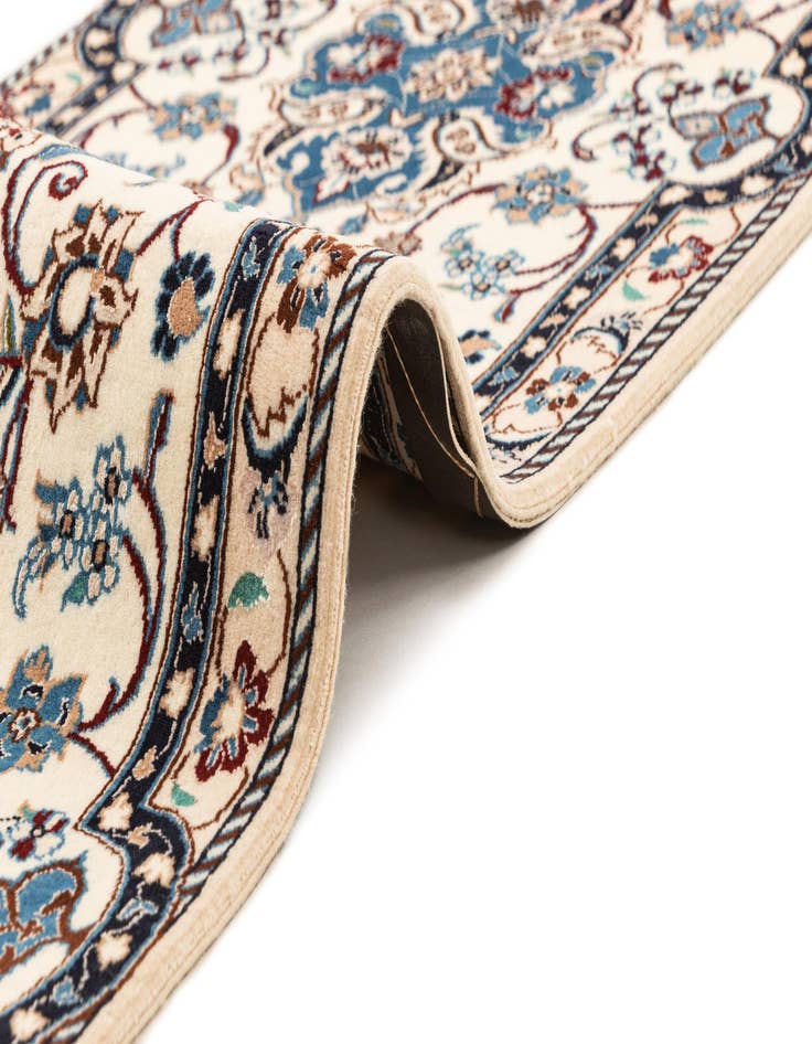 Detail image of  1' 7 x 9' 7  Hand Knotted Nain Rug