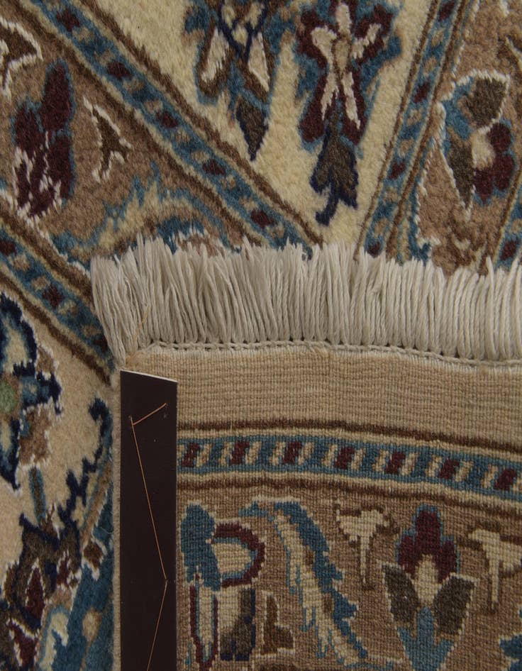 Detail image of  8' 2 x 12'  Hand Knotted Nain Persian Rug