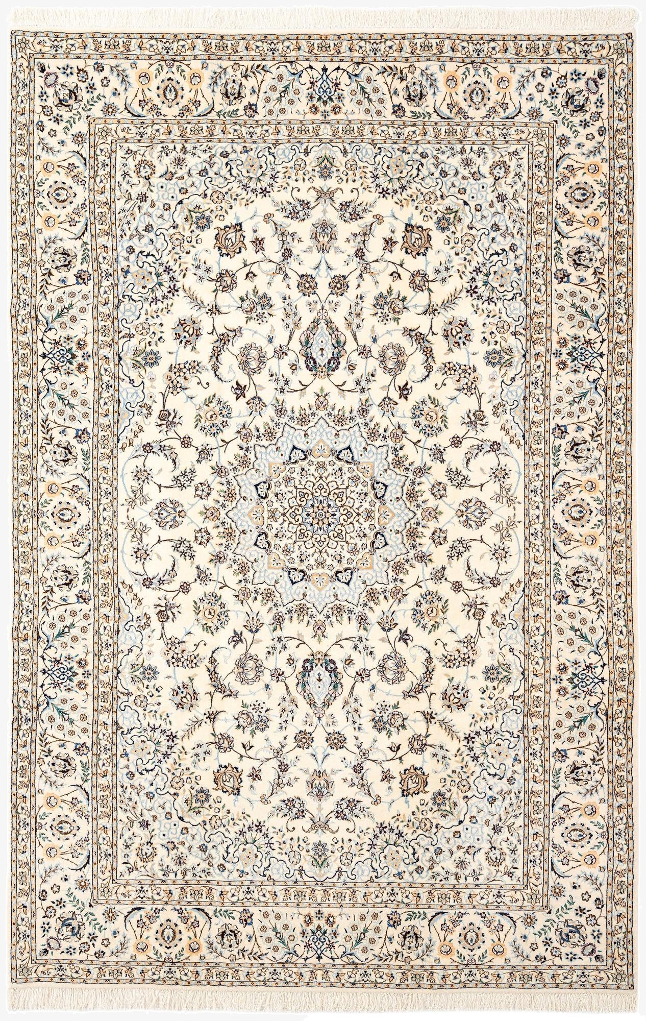 6' 10 x 10' 3  Hand Knotted Nain Rug