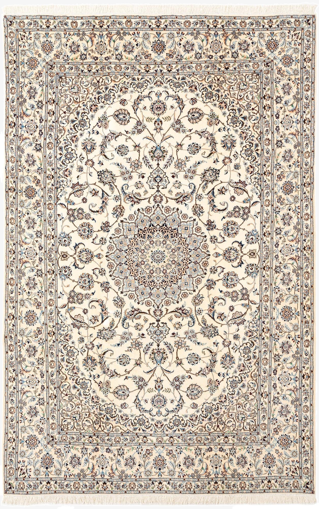  6' 10 x 10' 3  Hand Knotted Nain Rug