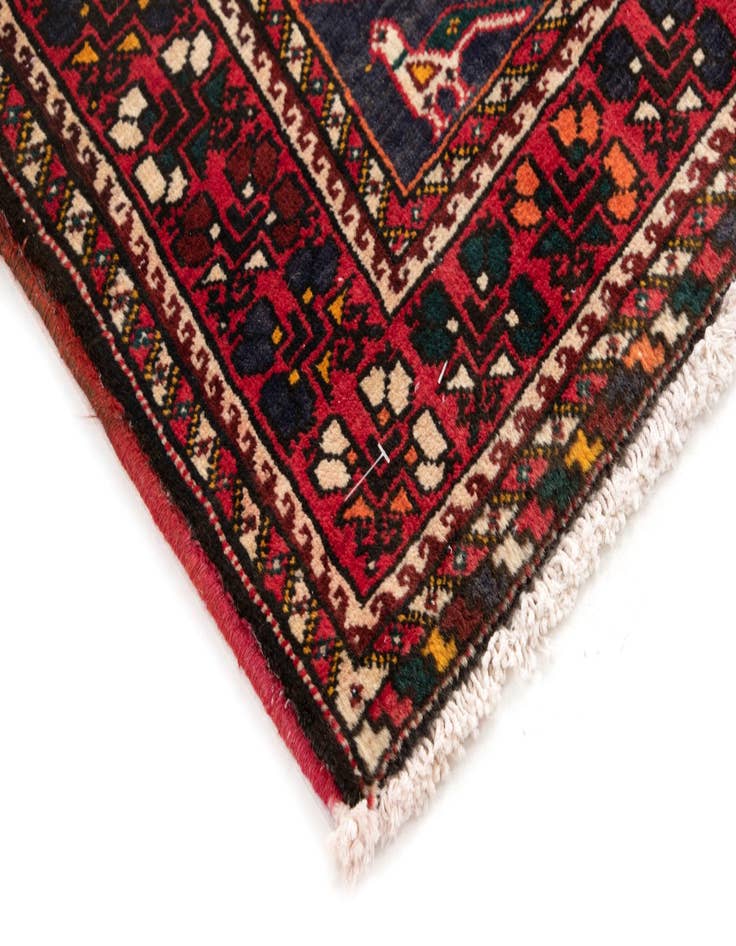 Detail image of  3' 6 x 5' 3  Hand Knotted Nasrabad Persian Wool Rug