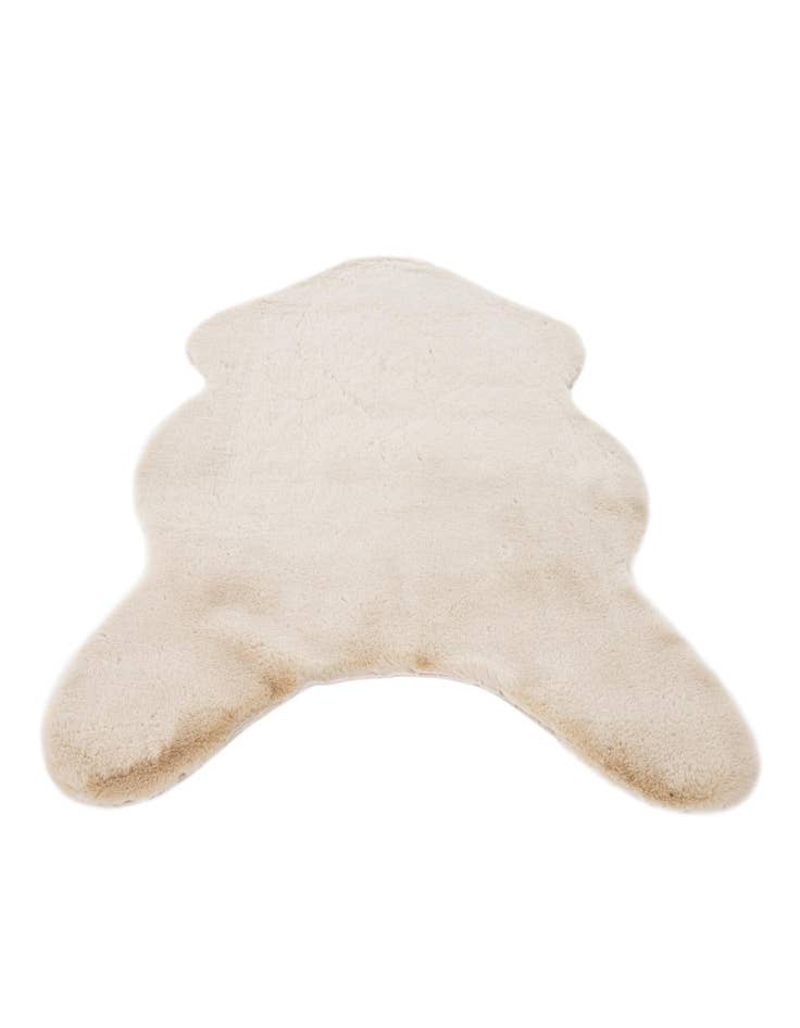 Detail image of 3' x 5' Natural Sheepskin Rug