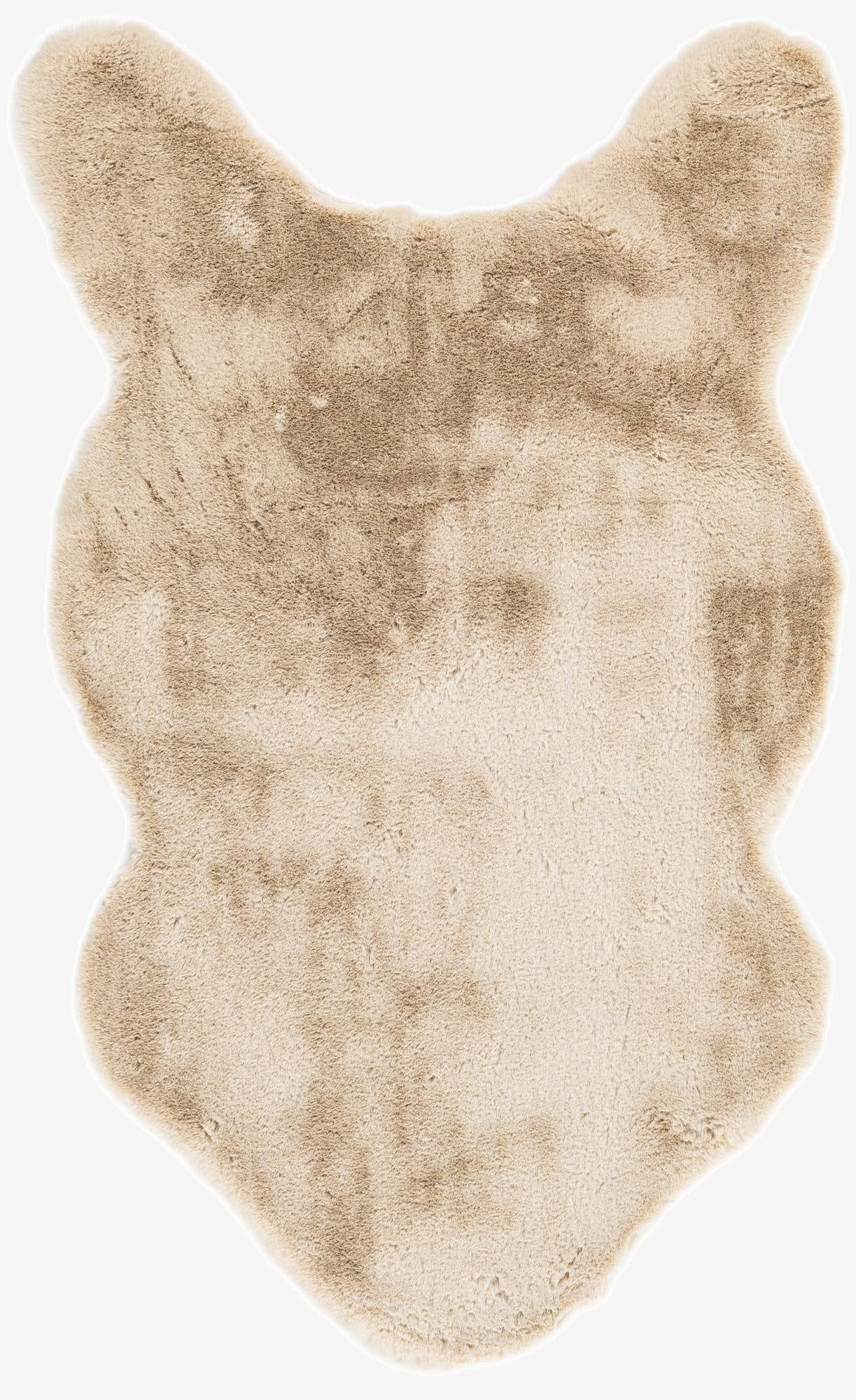  3' x 5' Natural Sheepskin Rug