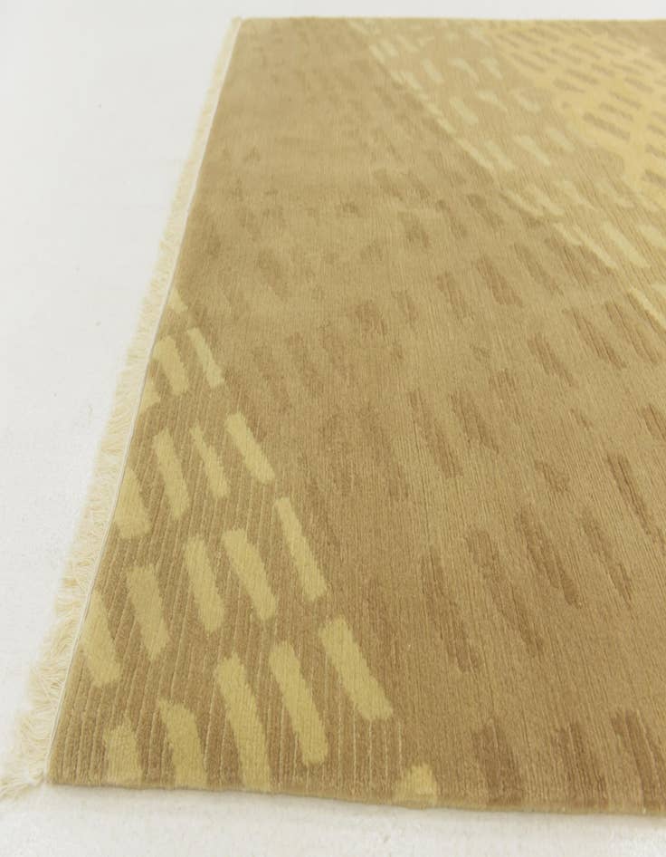 Detail image of  5' 7 x 7' 8  Hand Knotted Nepal Wool Rug