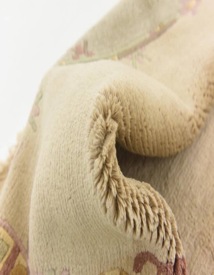 Detail image of  4' 8 x 6' 9  Hand Knotted Nepal Wool Rug