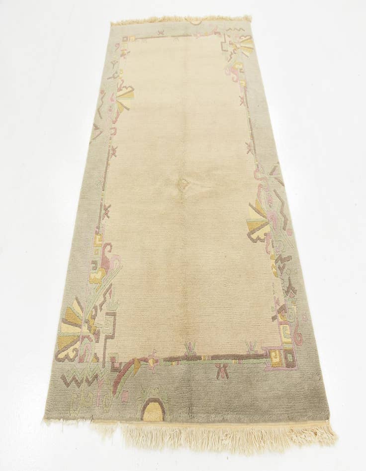 Detail image of  4' 8 x 6' 9  Hand Knotted Nepal Wool Rug