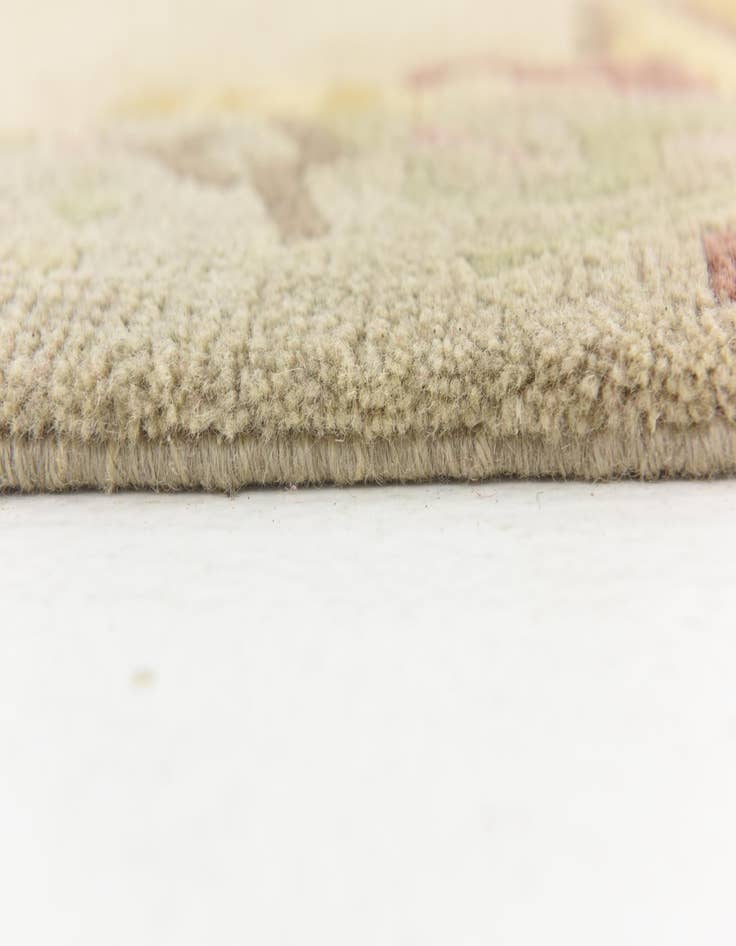 Detail image of  4' 8 x 6' 9  Hand Knotted Nepal Wool Rug