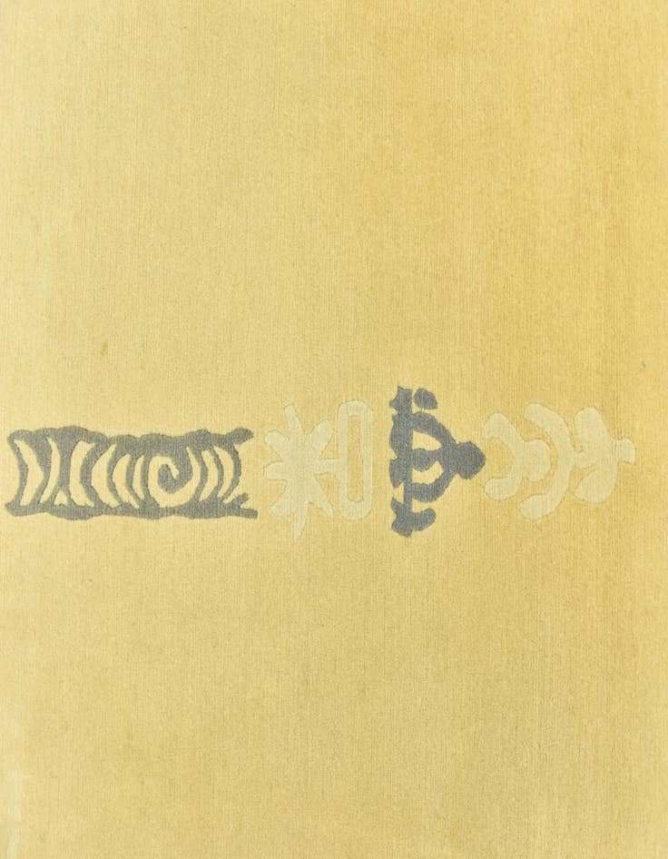 Detail image of  5' 8 x 8'  Hand Knotted Nepal Wool Rug