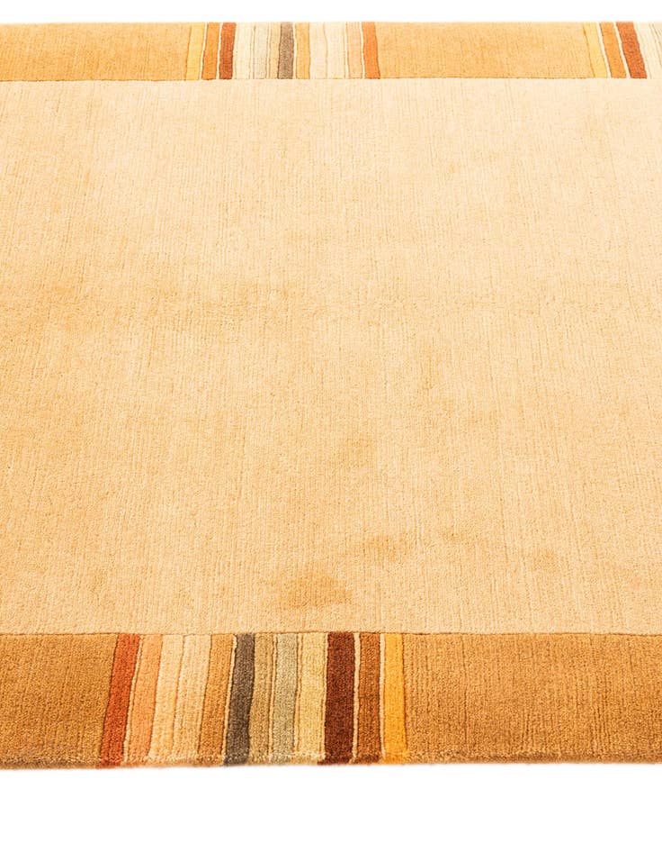 Detail image of  4' 8 x 6' 7  Hand Knotted Nepal Wool Rug