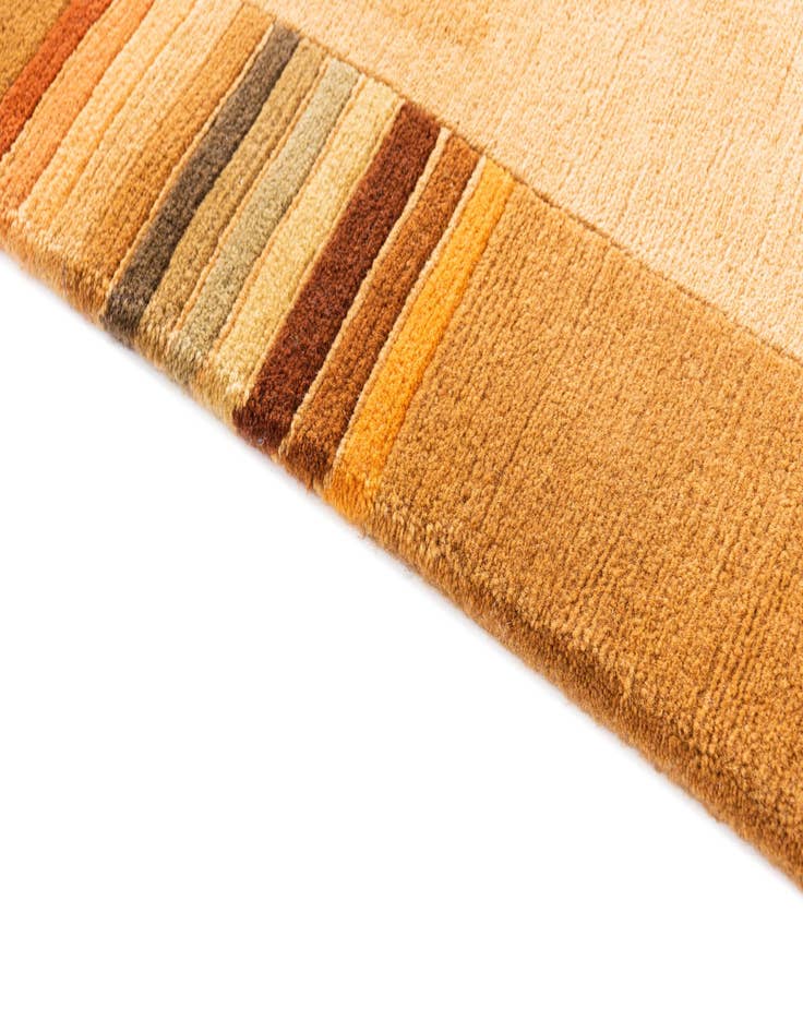 Detail image of  4' 8 x 6' 7  Hand Knotted Nepal Wool Rug