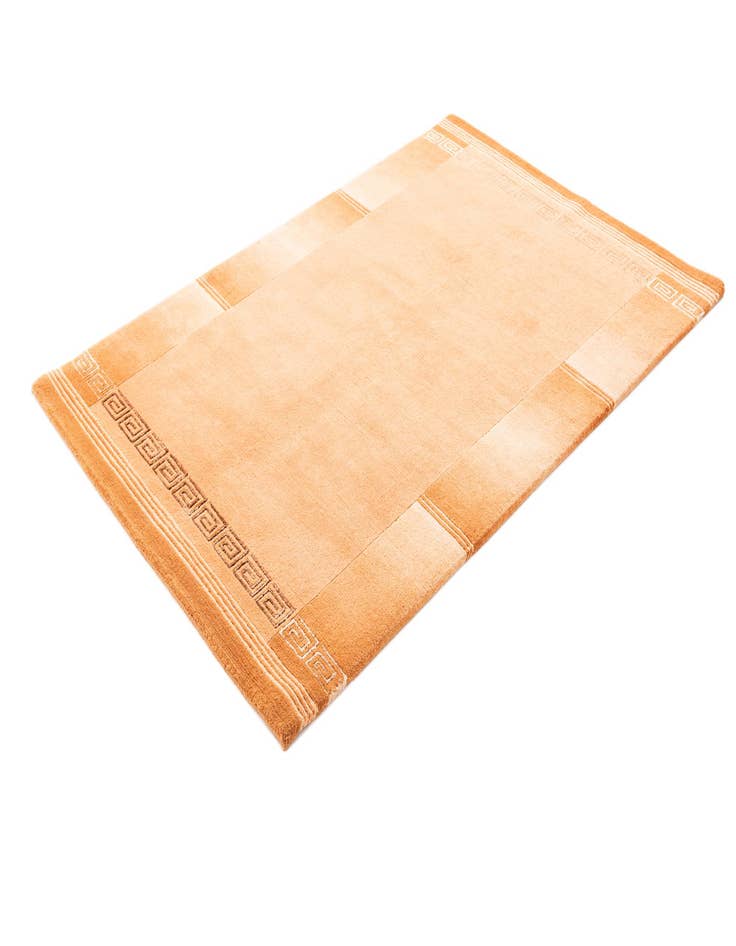 Detail image of  4' 7 x 6' 9  Hand Knotted Nepal Wool Rug