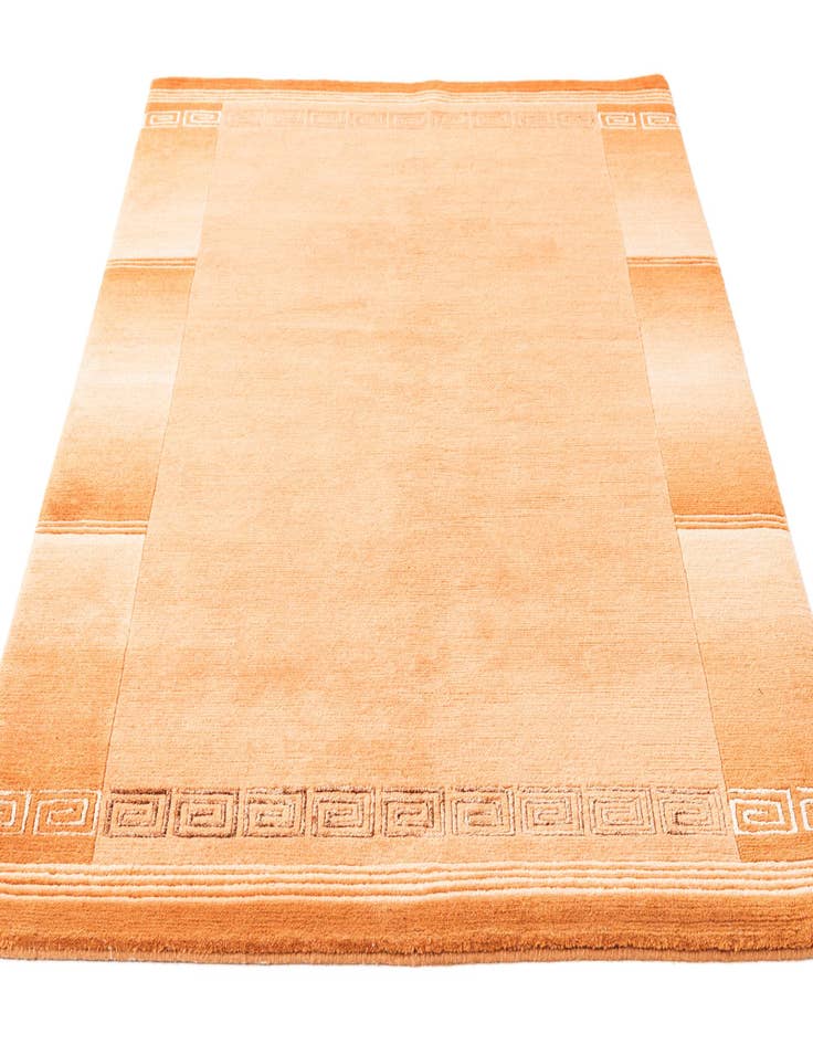 Detail image of  4' 7 x 6' 9  Hand Knotted Nepal Wool Rug