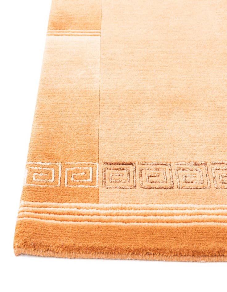 Detail image of  4' 7 x 6' 9  Hand Knotted Nepal Wool Rug