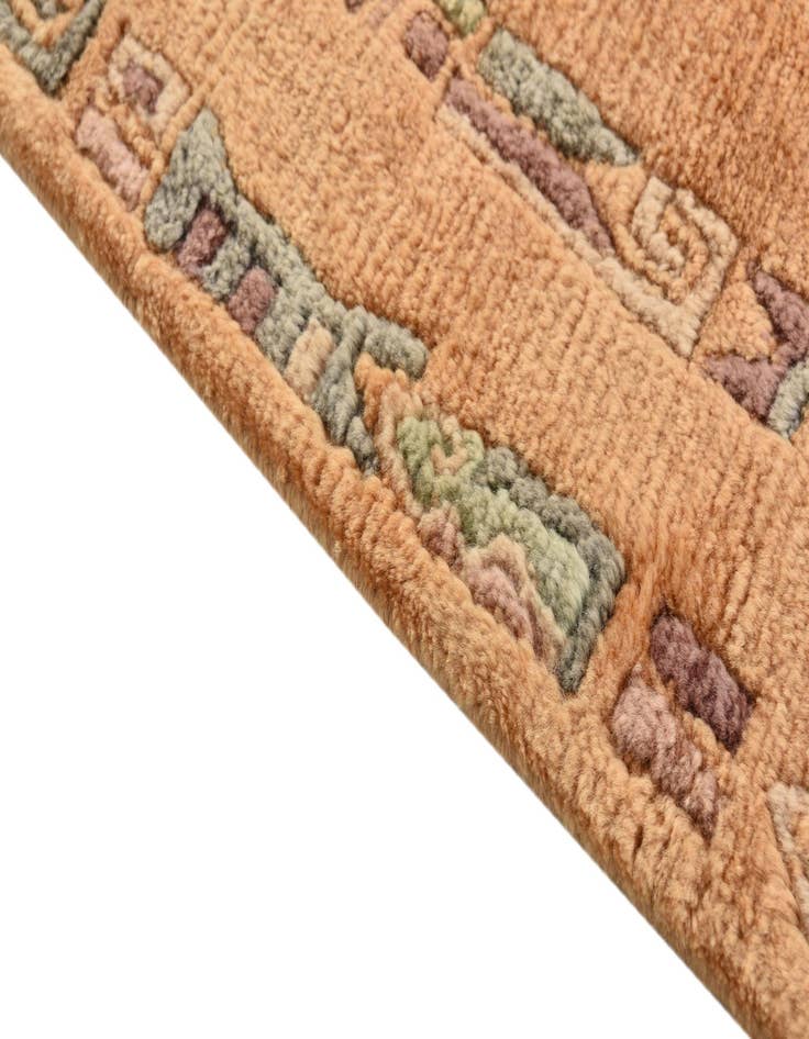 Detail image of  2' 5 x 4' 7  Hand Knotted Nepal Wool Rug