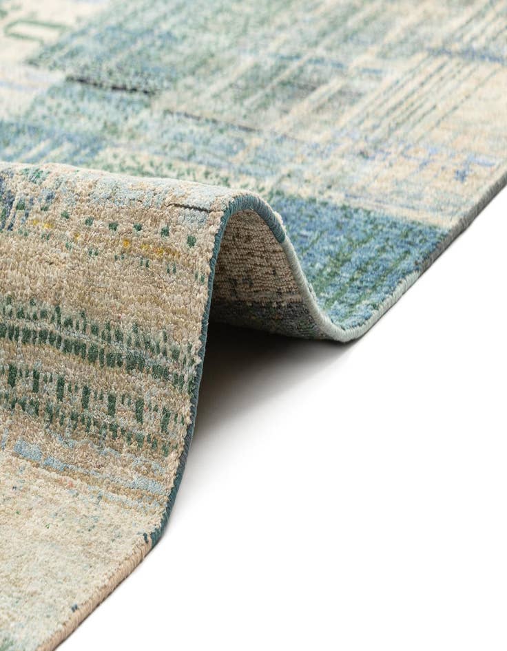 Detail image of  9' 9 x 13' 10  Hand Knotted Oushak Rug