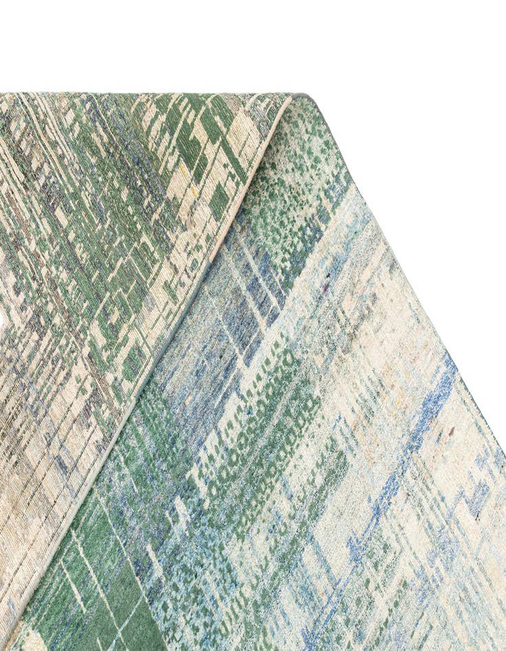 Detail image of  9' 9 x 13' 10  Hand Knotted Oushak Rug