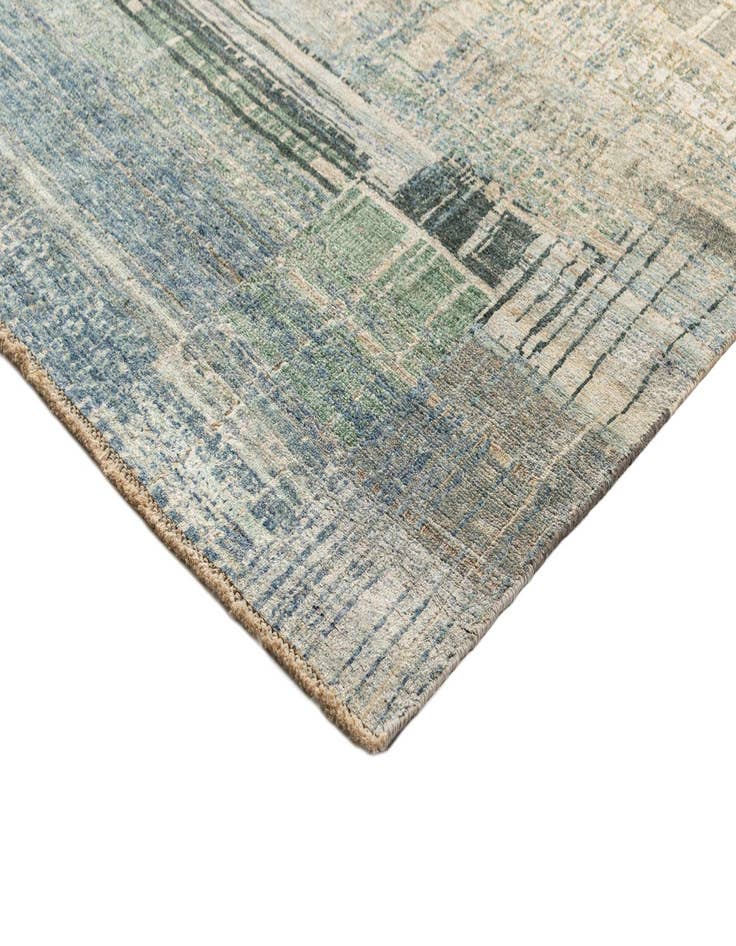 Detail image of  9' 9 x 13' 10  Hand Knotted Oushak Rug