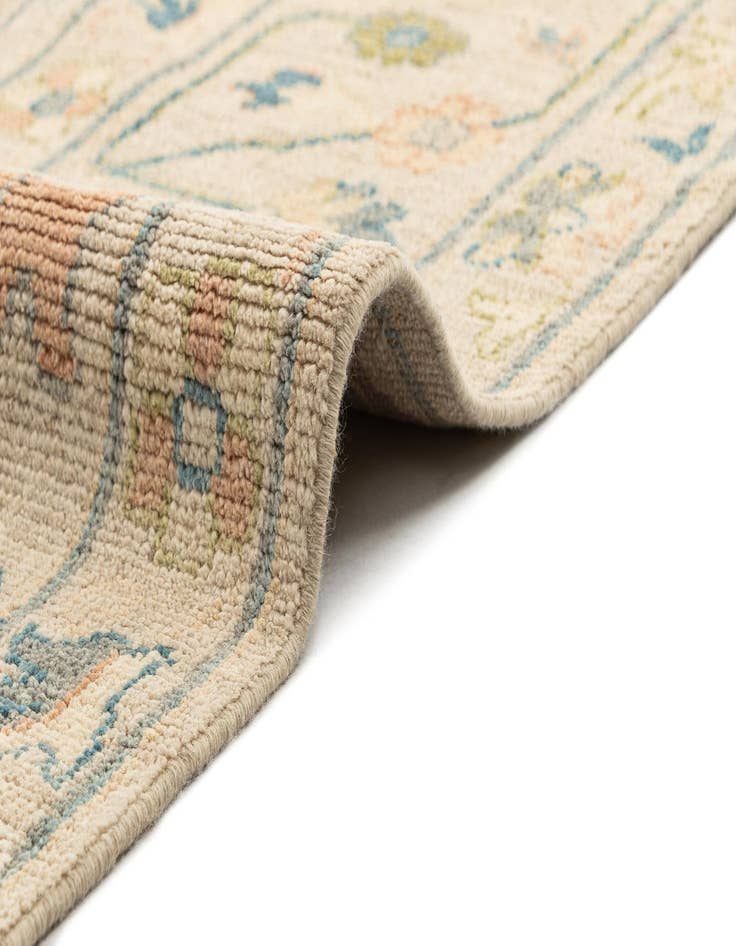 Detail image of  8' 11 x 11' 9  Hand Knotted Oushak Rug