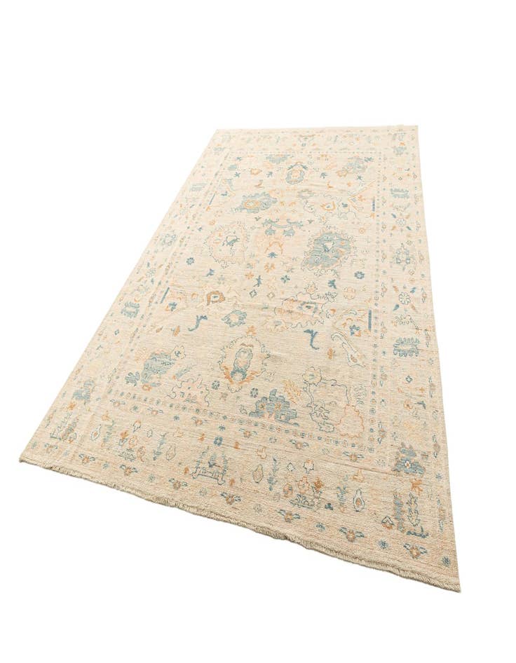 Detail image of  8' 9 x 11' 8  Hand Knotted Oushak Rug