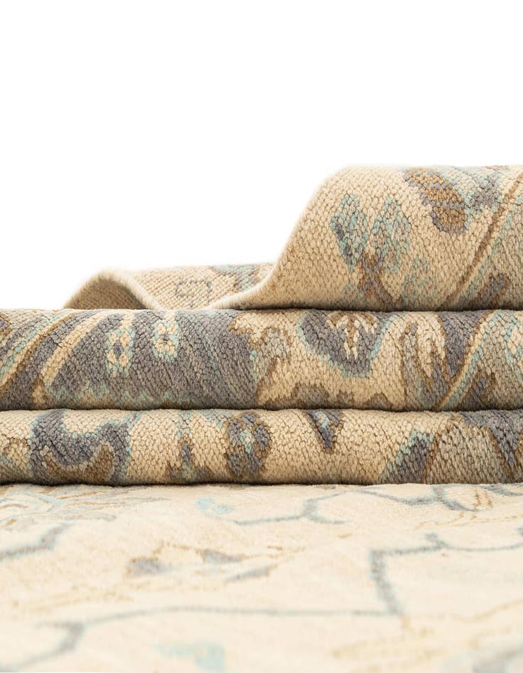 Detail image of  9' x 12' 2  Hand Knotted Oushak Rug