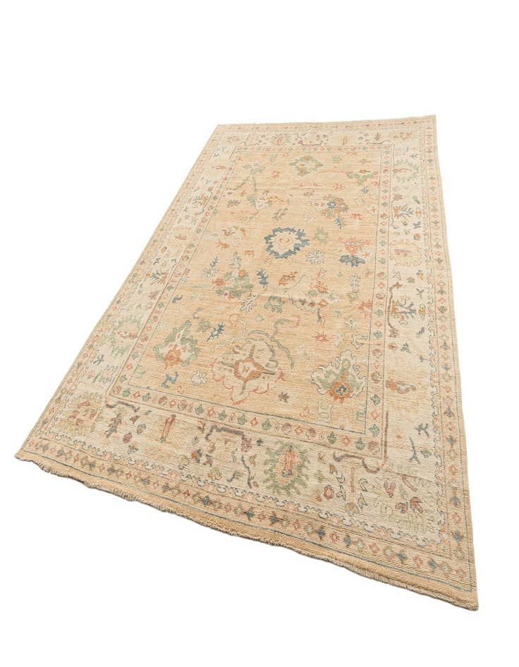 Detail image of  9' 1 x 11' 10  Hand Knotted Oushak Rug