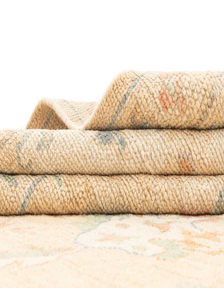 Detail image of  9' 1 x 11' 10  Hand Knotted Oushak Rug