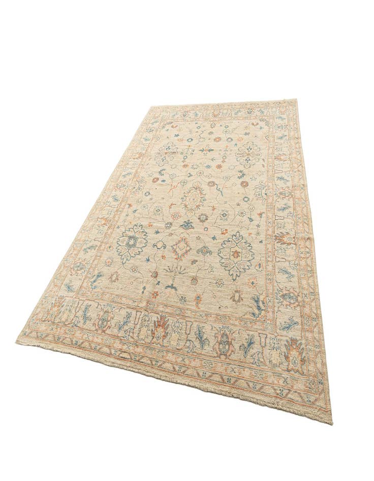 Detail image of  8' 11 x 11' 7  Hand Knotted Oushak Rug