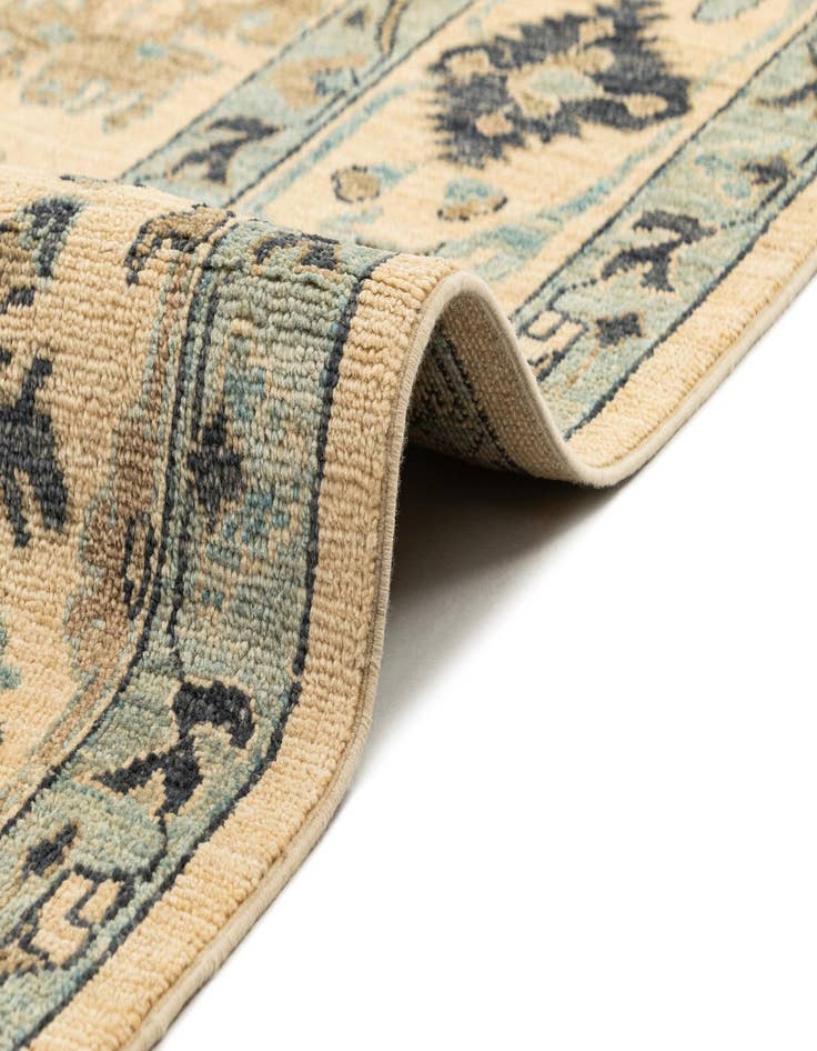 Detail image of  7' 10 x 9' 9  Hand Knotted Oushak Rug