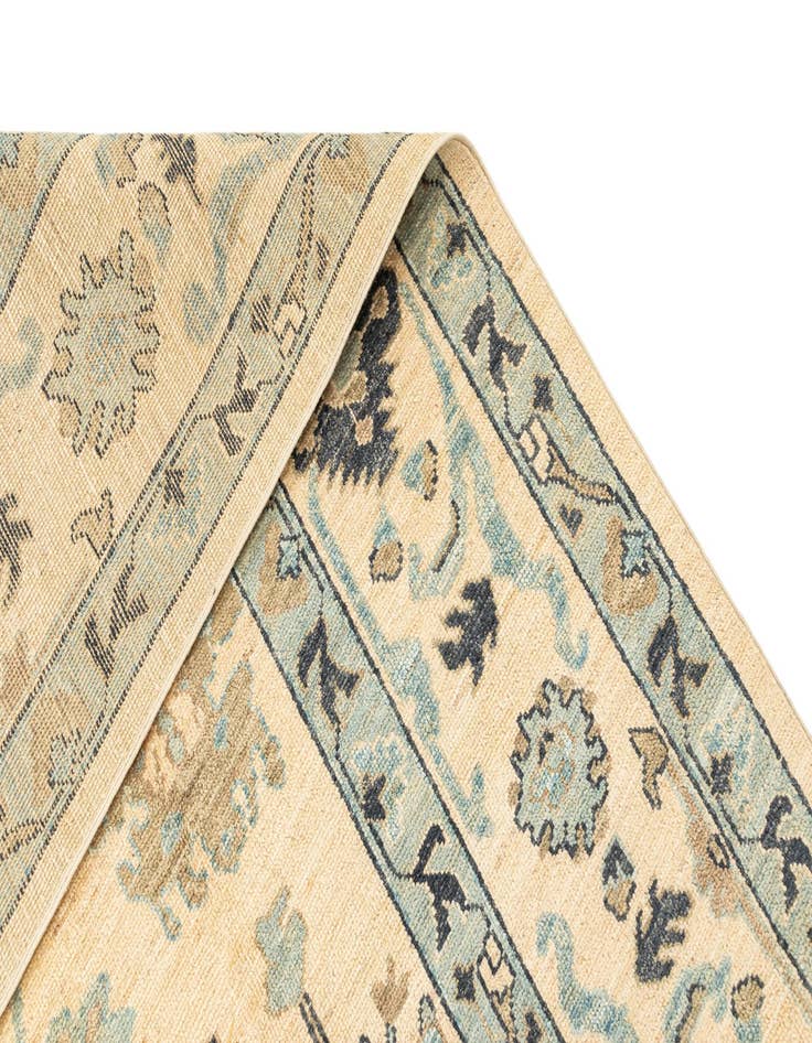 Detail image of  7' 10 x 9' 9  Hand Knotted Oushak Rug