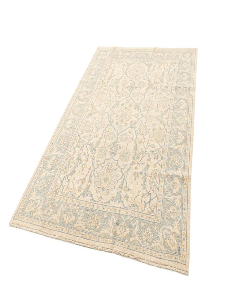 Detail image of  6' x 8' 10  Hand Knotted Oushak Rug