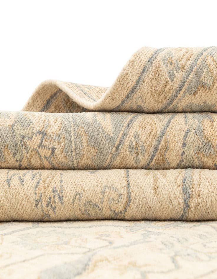 Detail image of  6' x 8' 10  Hand Knotted Oushak Rug