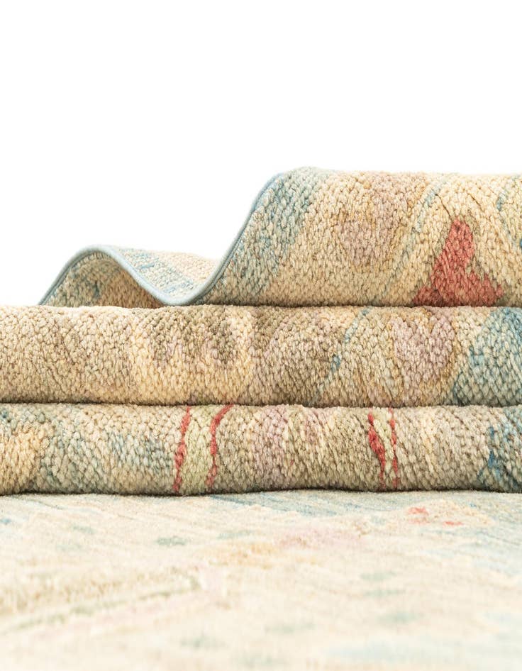 Detail image of  8' 4 x 9' 10  Hand Knotted Oushak Rug