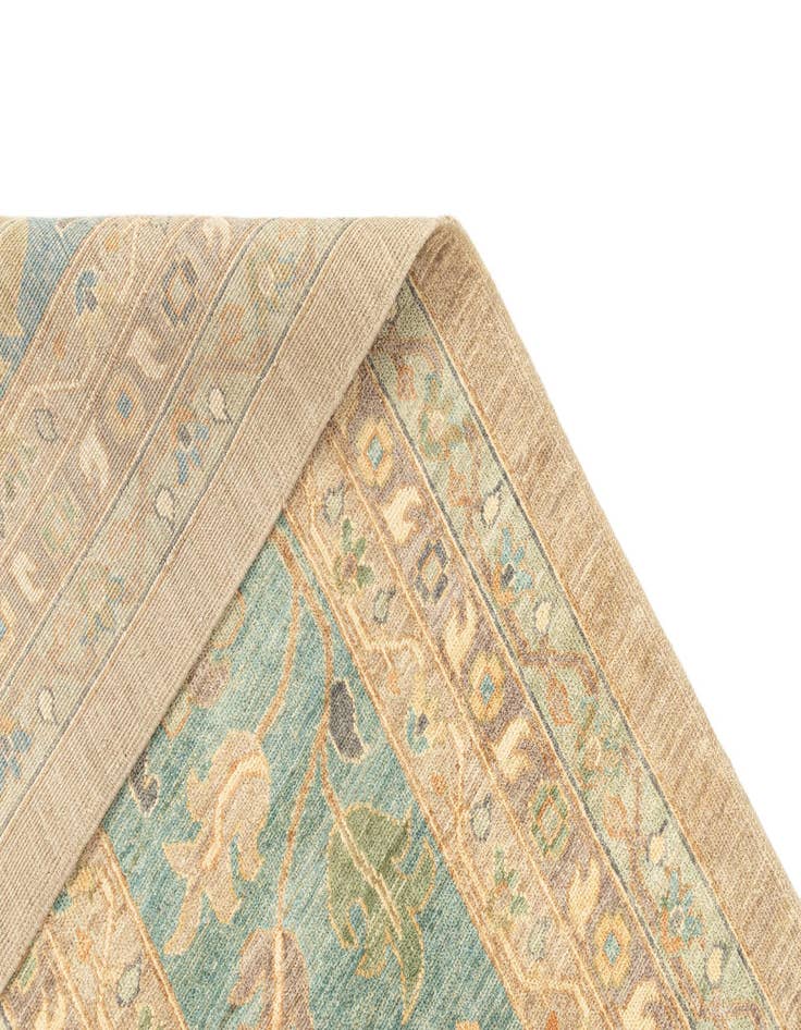 Detail image of  16' 1 x 23'  Hand Knotted Oushak Rug