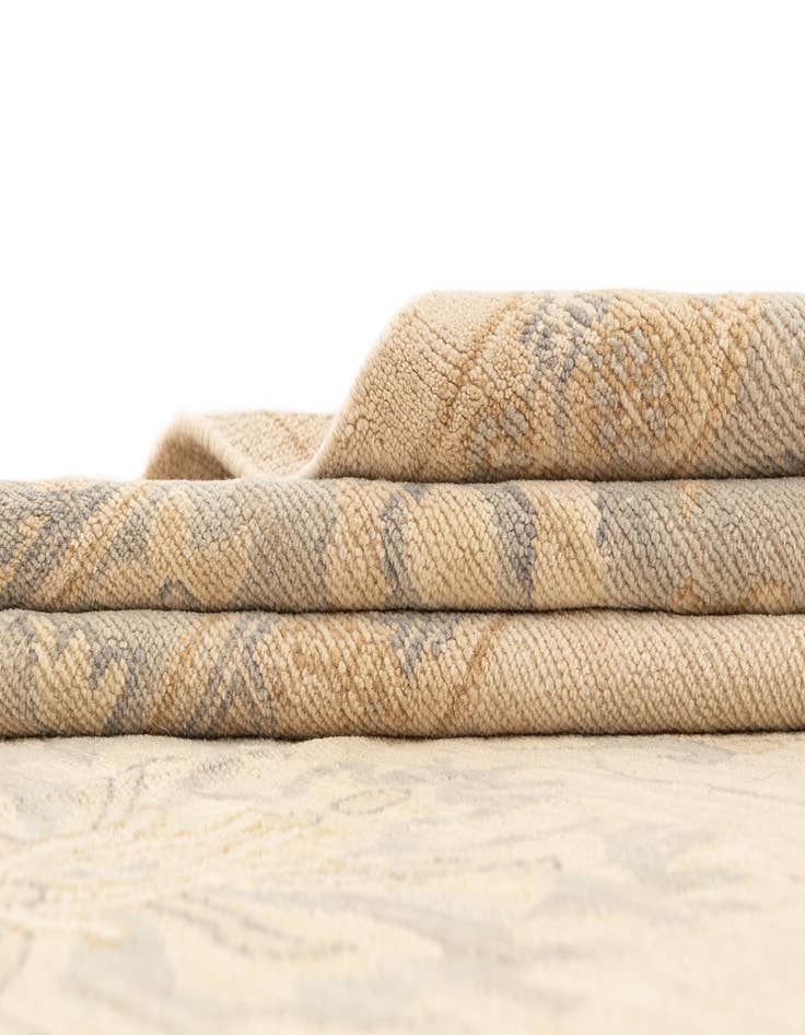 Detail image of  9' 10 x 13' 8  Hand Knotted Oushak Rug