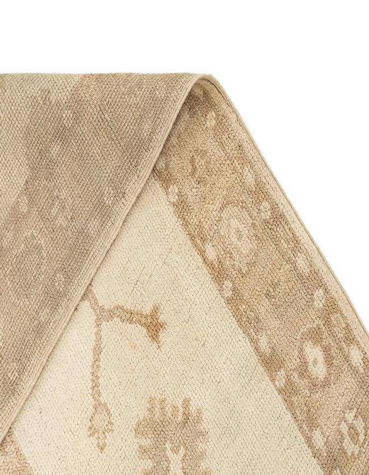 Detail image of  2' 9 x 10'  Hand Knotted Oushak Rug