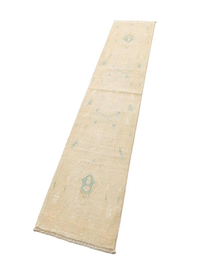 Detail image of  2' 7 x 10'  Hand Knotted Oushak Rug