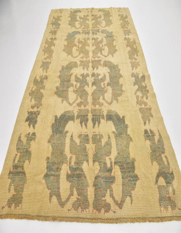 Detail image of  7' x 10'  Hand Knotted Oushak Wool Rug