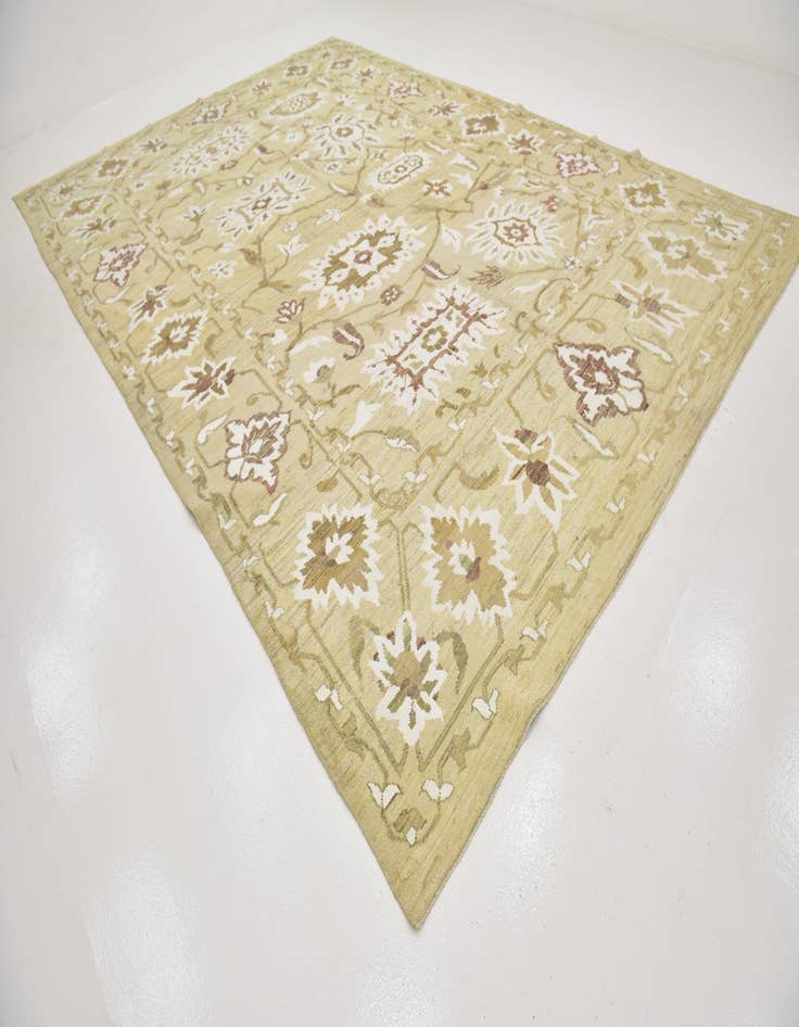 Detail image of  11' 4 x 16' 5  Hand Knotted Oushak Rug