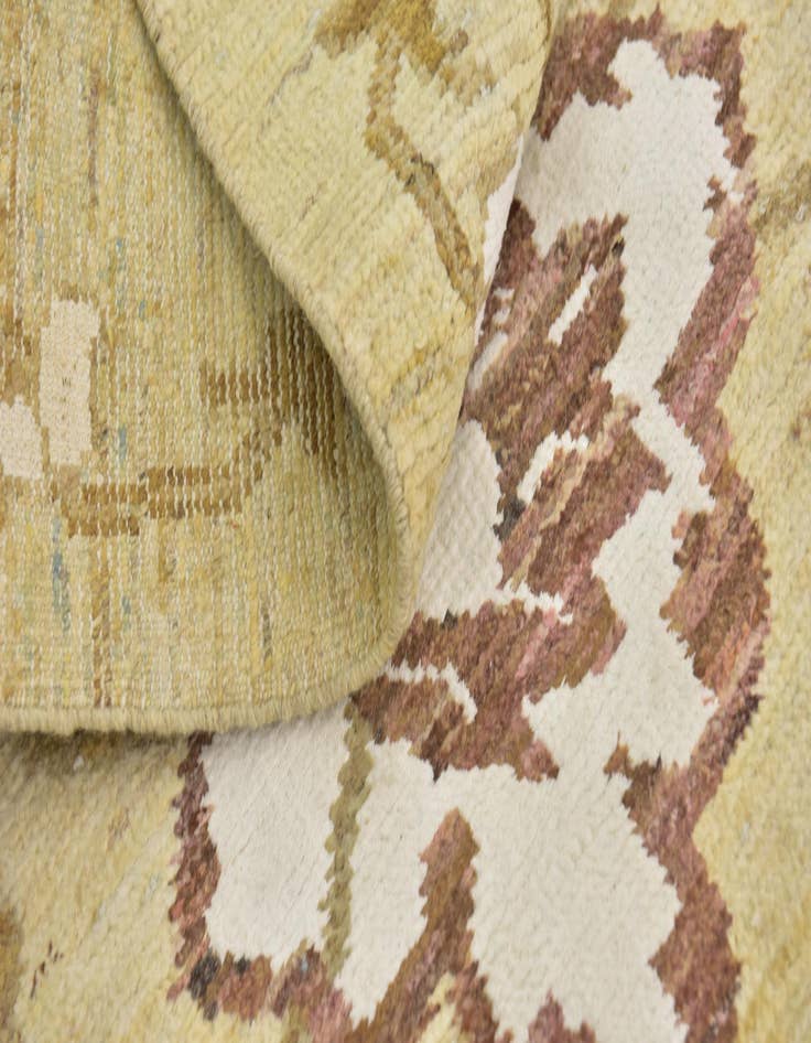 Detail image of  11' 4 x 16' 5  Hand Knotted Oushak Rug