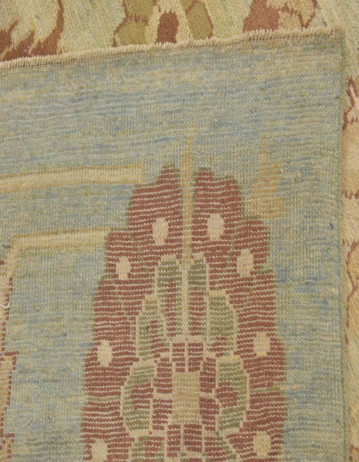 Detail image of  13' 5 x 18' 9  Hand Knotted Oushak Wool Rug