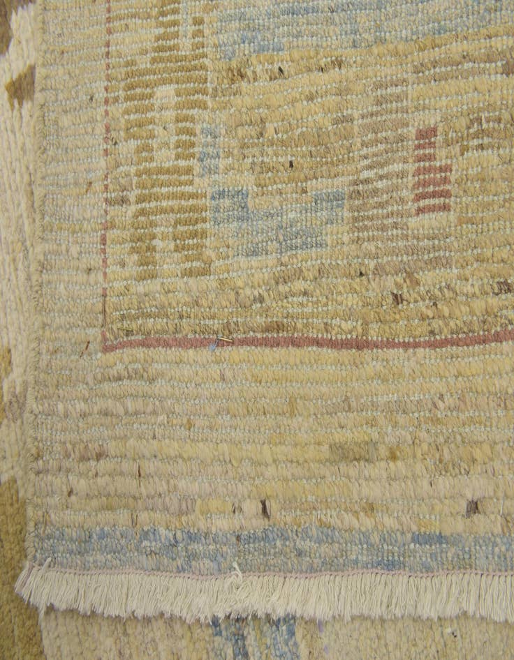 Detail image of 13' 4 x 19' 10 Hand Knotted Oushak Wool Rug