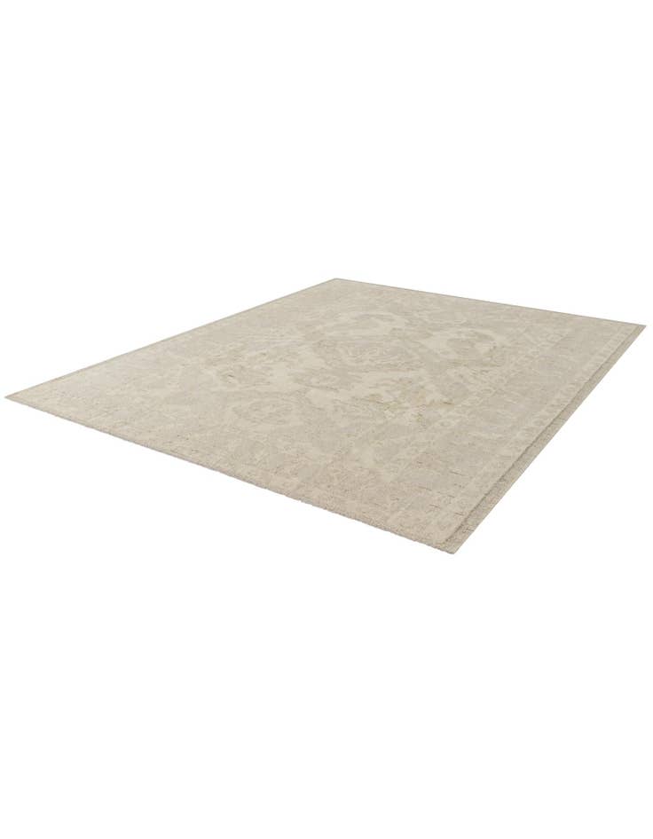 Detail image of 8' 5 x 10' 5 Hand Knotted Oushak Wool Rug