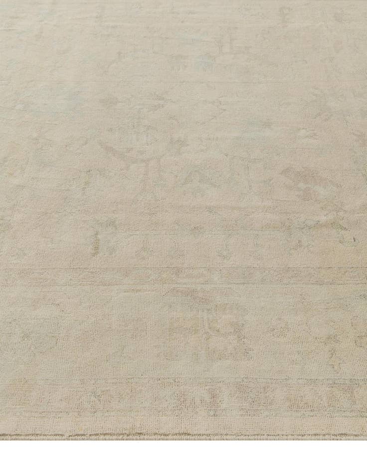 Detail image of 8' 1 x 9' 8 Hand Knotted Oushak Wool Rug