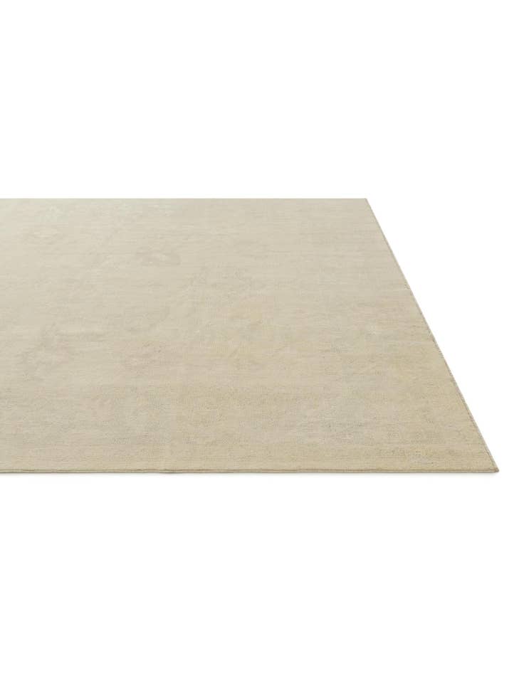 Detail image of 8' 5 x 9' 9 Hand Knotted Oushak Wool Rug
