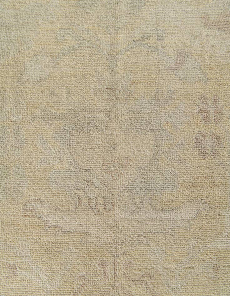 Detail image of  9' x 11' 10  Hand Knotted Oushak Wool Rug