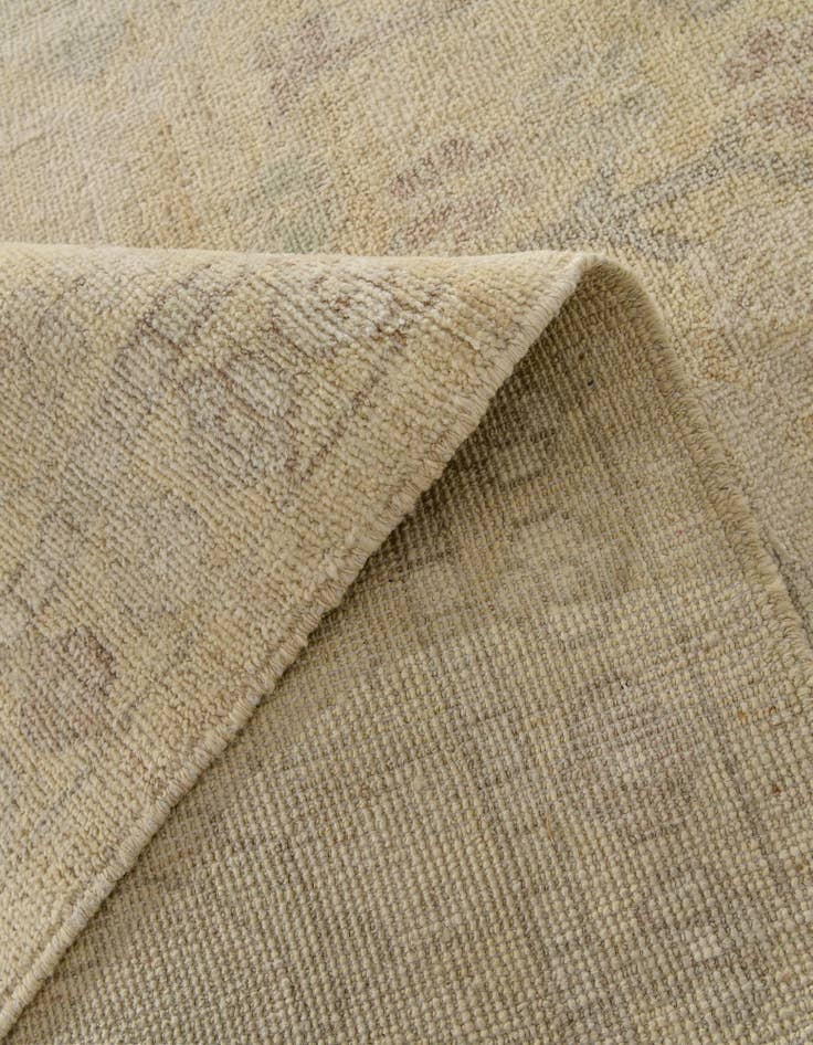 Detail image of  9' x 11' 10  Hand Knotted Oushak Wool Rug