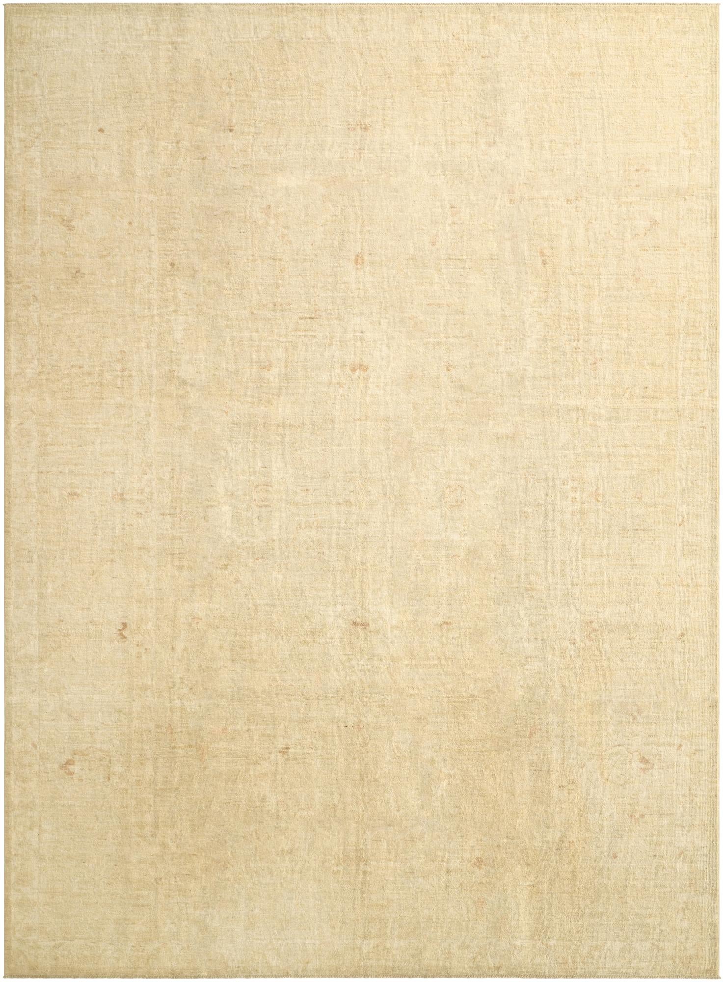 9' x 12' 3 Hand Knotted Oushak Wool Rug